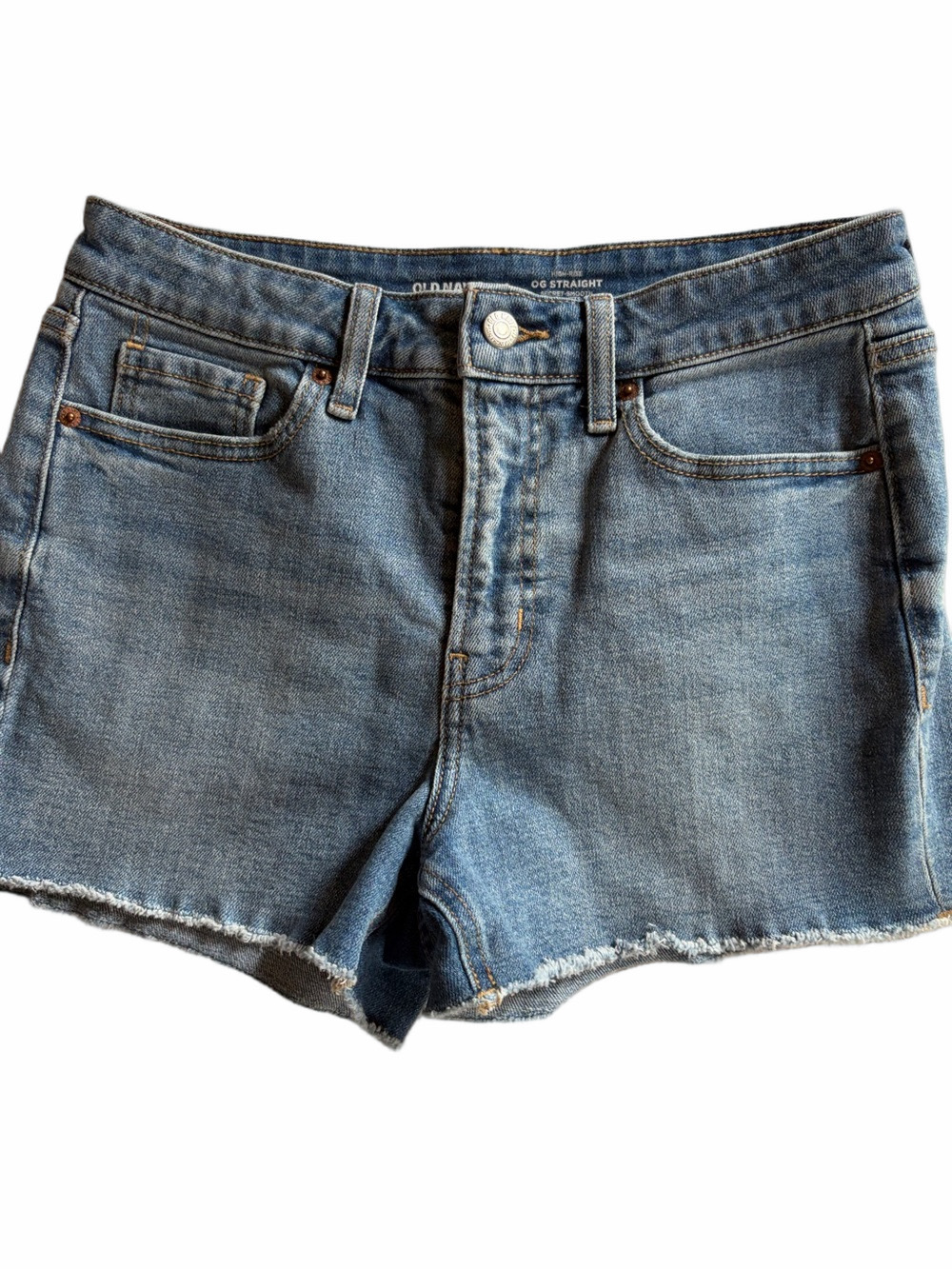 Old Navy OG Straight High-Rise Denim Shorts | EUC | Sz 6